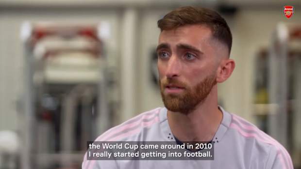 Matt Turner's first interview at Arsenal